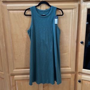 Universal Thread Sleeveless A-Line Midi Dress in Olive